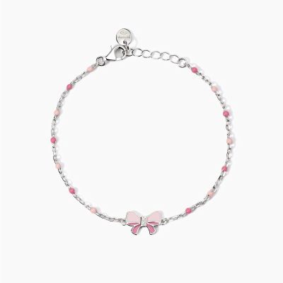 Mabina Bracciale Kids Argento Fiocco Smaltato