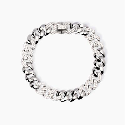 Mabina Bracciale Argento Groumette e Zirconi