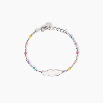 Mabina Bracciale Argento Targa e Smalti My Tag