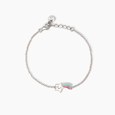 Mabina Set 2 Bracciali Argento Stellina Smaltata Best Friends