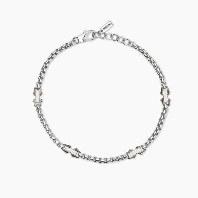 Mabina Bracciale Argento Catena Veneta e Viti