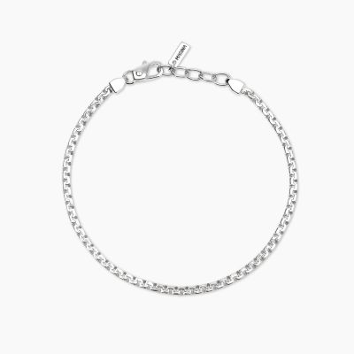 Mabina Bracciale Argento Catena Greca