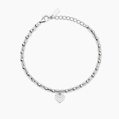 Mabina Bracciale Argento Sfere e Cuore