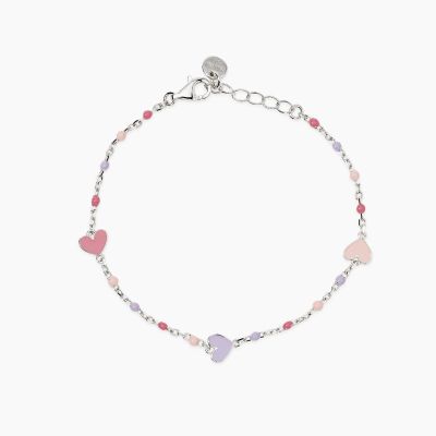 Mabina Bracciale Argento Cuori Smaltati