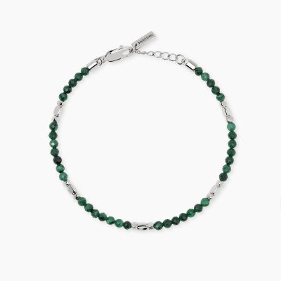 Mabina Bracciale Argento e Malachite Sintetica