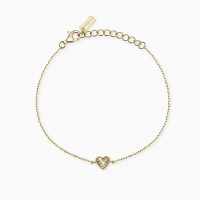Mabina Bracciale Argento Gold con Cuore