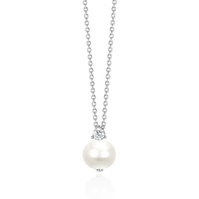 Mabina Collana Donna Argento Perla e Punto Luce
