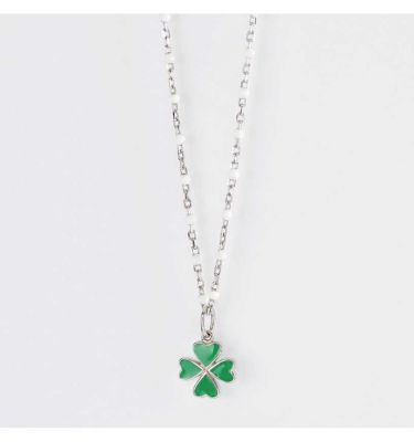 Mabina Collana Kids Argento Quadrifoglio