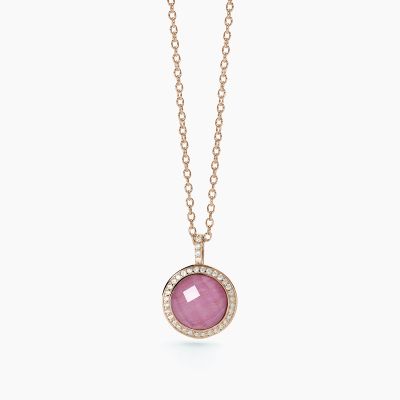 Mabina Collana Argento Rosato Rodocrosite