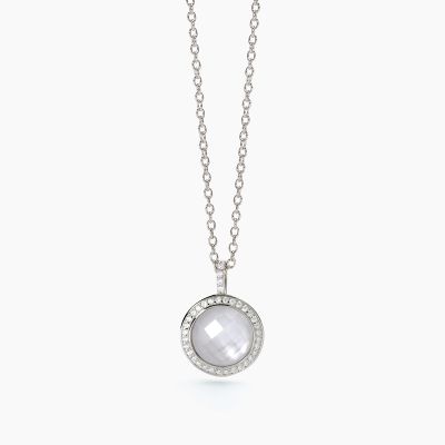 Mabina Collana Argento Rodiato Madreperla