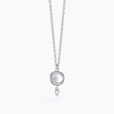 Mabina Collana Argento Rodiato Madreperla