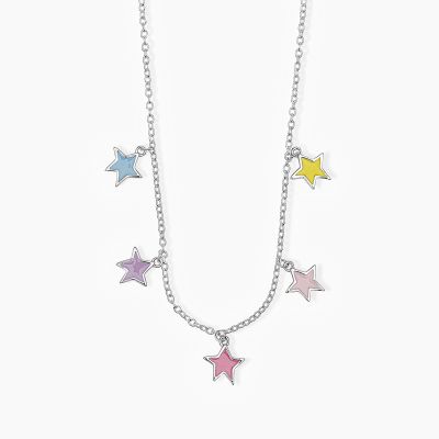 Mabina Collana Argento Stelle Smaltate