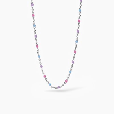 Mabina Collana Argento Smalti Multicolor