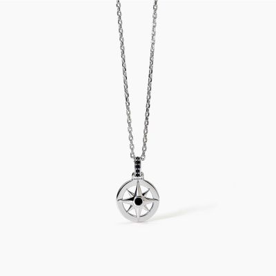 Mabina Collana Argento con Rosa Dei Venti