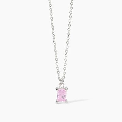 Mabina Collana Argento Zircone Rosa e Zirconi