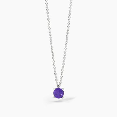 Mabina Collana Argento con Zircone VIola