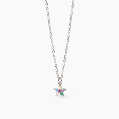 Mabina Collana Argento Stella Multicolor Étoile