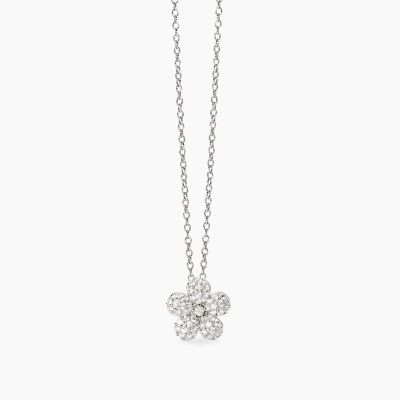 Mabina Collana Argento Fiore Zirconato