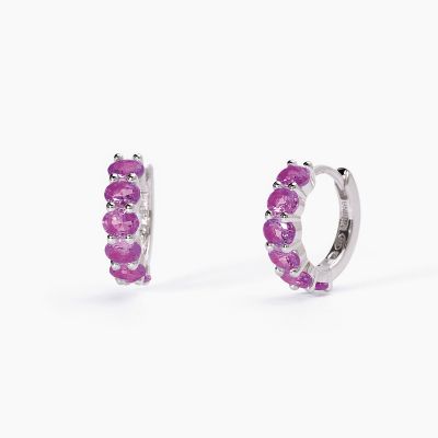 Mabina Cerchio Argento Rodiato e Tormalina