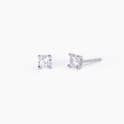 Mabina Orecchini Lobo Argento Punto Luce 4.5 mm