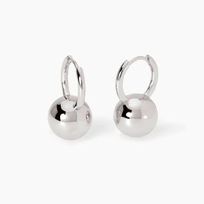 Mabina Cerchi Argento con Sfera Boule