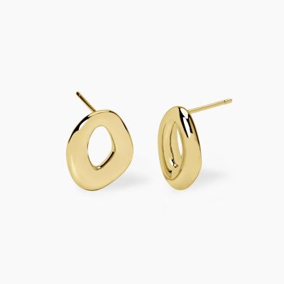 Mabina Orecchini Argento Gold Forati