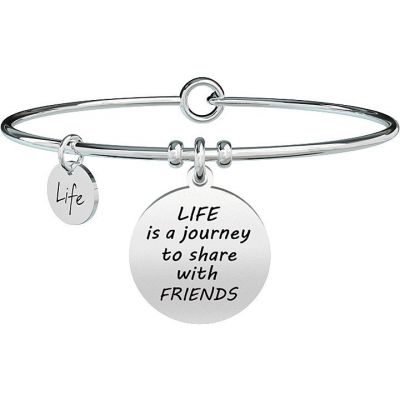 Kidult Bracciale Donna Acciaio "Friends" Linea Love