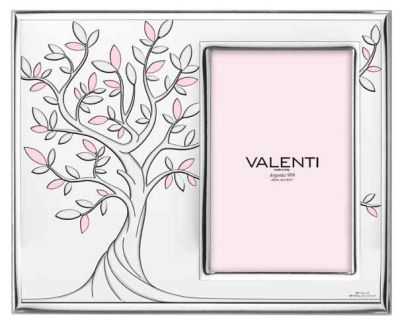 Valenti Cornice Albero Della Vita Argento e Legno 10X15