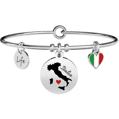 Kidult Bracciale Donna Acciaio Italia Free Time