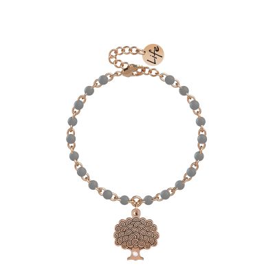 Kidult Bracciale Donna Acciaio Rosè Albero Della Vita Nature