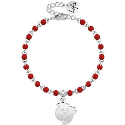Kidult Bracciale Donna Acciaio Coccinella Linea Animal Planet