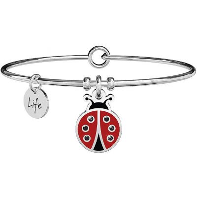 Kidult Bracciale Donna Acciaio Coccinella Animal Planet