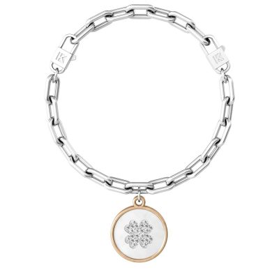 Kidult Bracciale Donna Acciaio "Buona Fortuna" Nature