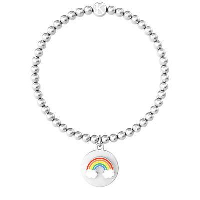 Kidult Bracciale Donna Acciaio "Think Positive" Symbols