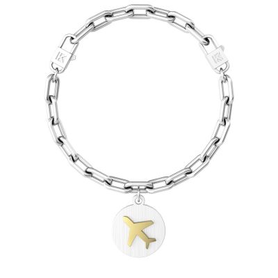 Kidult Bracciale Donna Acciaio Aereo-Scoperta Free Time