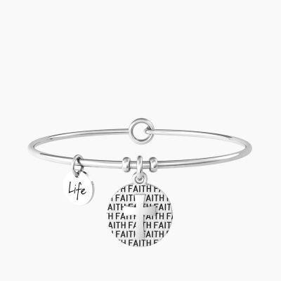 Kidult Bracciale Acciaio Croce Faith Spirituality