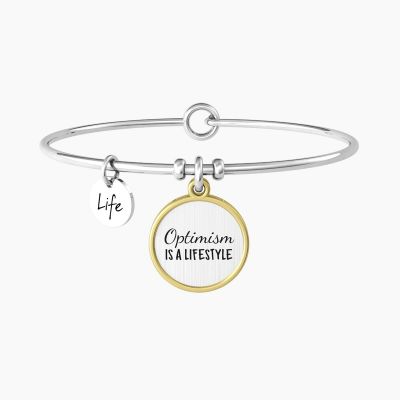 Kidult Bracciale Acciaio Optimism Philosophy