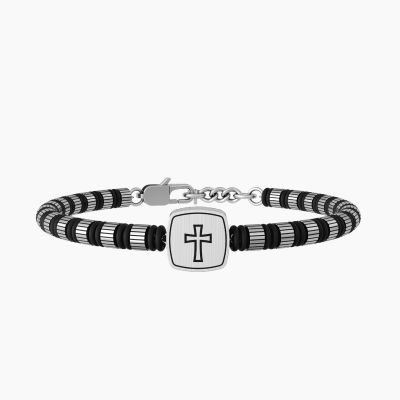 Kidult Bracciale Acciaio Croce Faith Spirituality