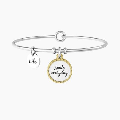 KIdult Bracciale Donna Acciaio "Smile Everyday" Philosophy