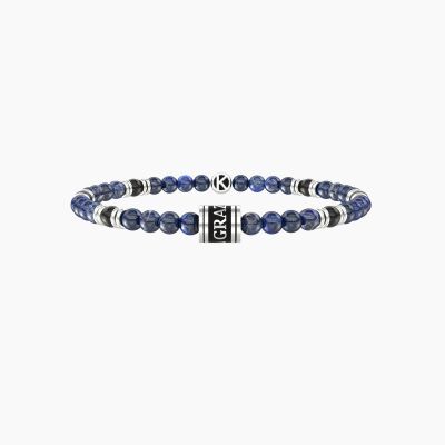 Kidult Bracciale Elastico Pietre Multi "Grazie Papà" Family