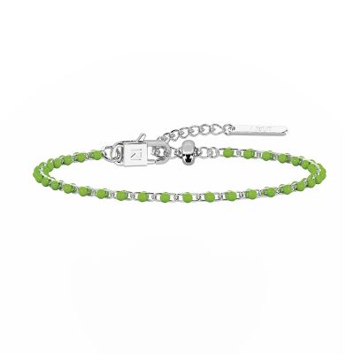 Kidult Bracciale Acciaio e Smalto Verde By You