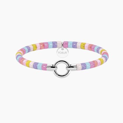 Kidult Bracciale Acciaio Conchiglie Colorate By You