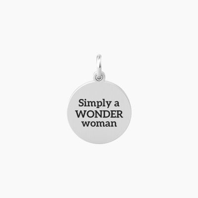 Kidult Ciondolo Acciaio "Simply a wonder woman" By You