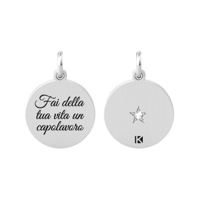 Kidult Ciondolo Acciaio "Fai Della Tua Vita.." By You