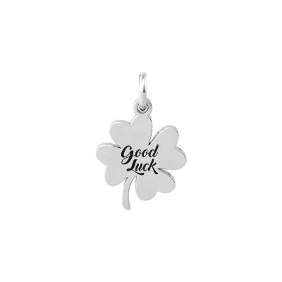 Kidult Ciondolo Quadrifoglio Acciaio "Good Luck" By You