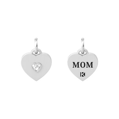 Kidult Ciondolo Cuore Acciaio "Mom" By You