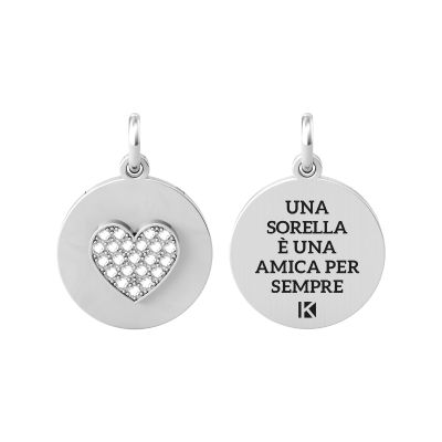 Kidult Ciondolo Acciaio "Una sorella è una.." By You