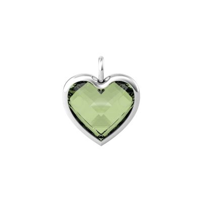 Kidult Ciondolo Cuore Acciaio Glass Verde By You