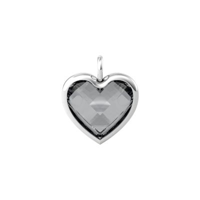 Kidult Ciondolo Cuore Acciaio Glass Grigio By You