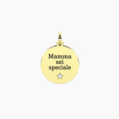 Kidult Ciondolo Acciaio Gold "Mamma sei speciale" By You